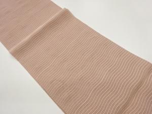 絽綴れよろけ横段模様織出し名古屋帯